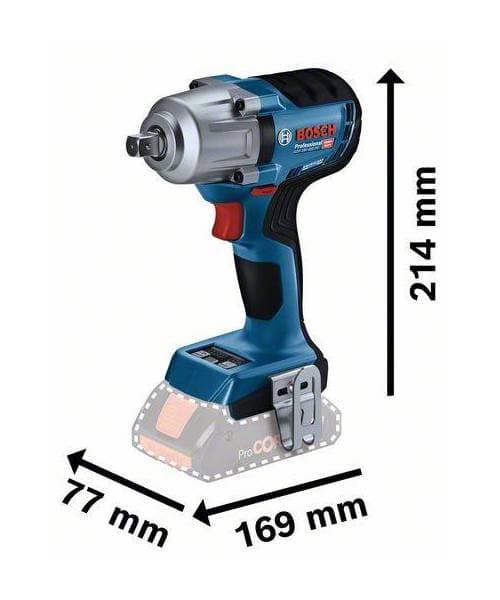 BOSCH aku udarni stezač GDS 18V-450 PC + L-BOXX