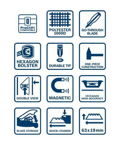 BOSCH Professional torba za alat GWT 20 + 17-dijelni set ručnih alata