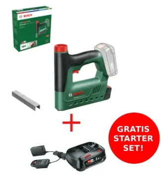 BOSCH aku klamerica UniversalTacker 18V-14 + gratis starter set