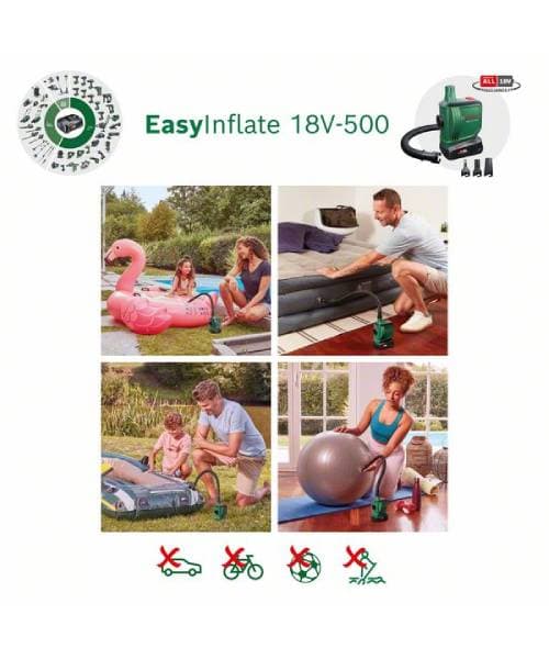 BOSCH aku zračna pumpa EasyInflate 18V-500