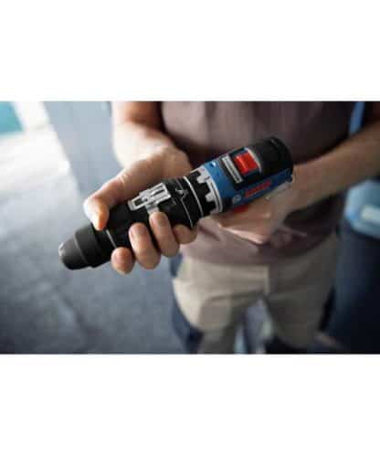 BOSCH aku bušilica-izvijač GSR 12V-35 FC + 5 nastavka 2xAku 12V 3,0Ah + L-BOXX