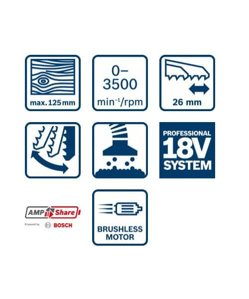 BOSCH aku ubodna pila GST 185-LI 1xAku 18V 5,0Ah + kovčeg