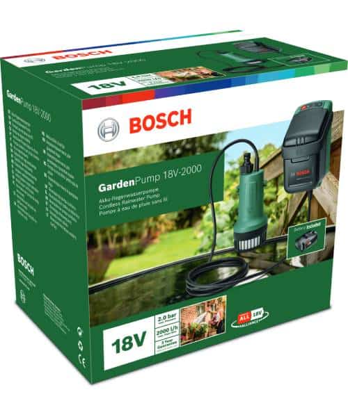BOSCH aku potopna pumpa za bačve GardenPump 18V-2000