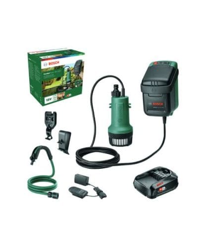BOSCH aku potopna pumpa za bačve GardenPump 18V-2000 1xAku 18V 2,5Ah