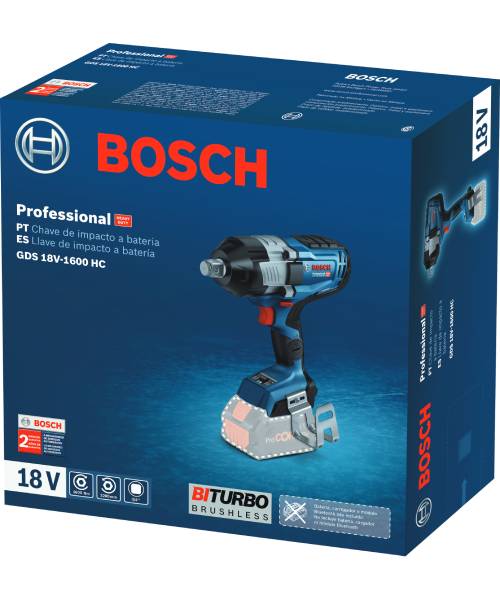 BOSCH aku udarni stezač GDS 18V-1600 HC