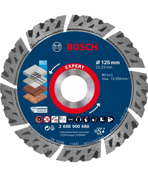 BOSCH dijamantna rezna ploča 125×22,23 mm