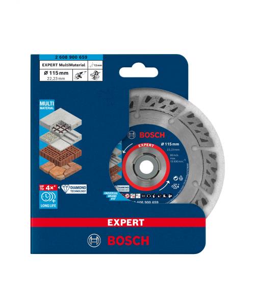 BOSCH dijamantna rezna ploča Expert Multimaterial 115×2,2 mm