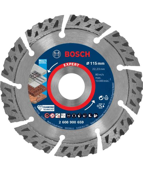 BOSCH dijamantna rezna ploča Expert Multimaterial 115×2,2 mm