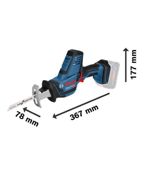 BOSCH aku recipročna pila GSA 18 V-LI C