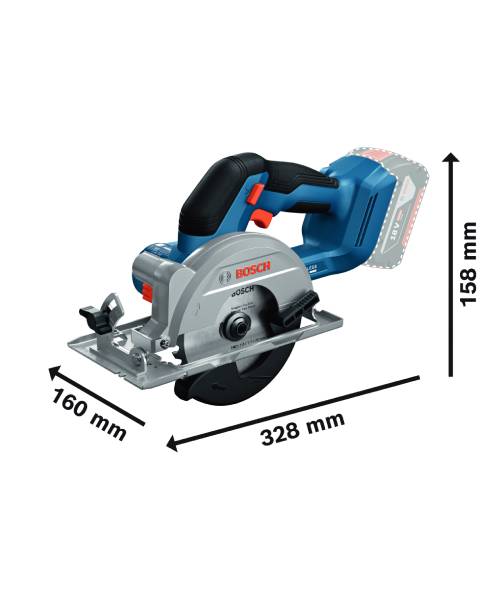 BOSCH aku ručna kružna pila GKS 18V-51