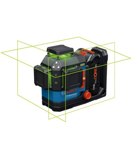 BOSCH laserski nivelir GLL 18V-120-33 CG + 18V ProCORE 4,0Ah + L-BOXX