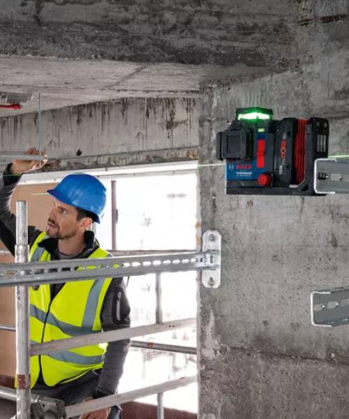 BOSCH laserski nivelir GLL 18V-120-33 CG + 18V ProCORE 4,0Ah + L-BOXX
