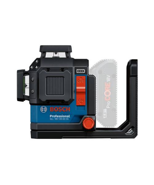 BOSCH laserski nivelir GLL 18V-120-33 CG + L-BOXX