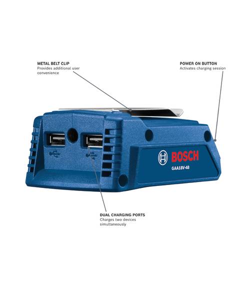 BOSCH adapter za usb punjenje GAA 18V-48