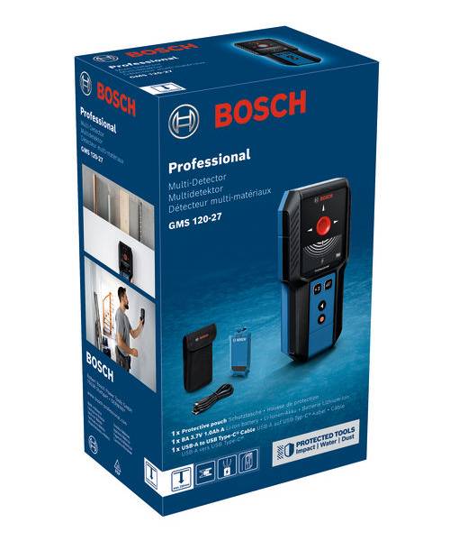 BOSCH detektor GMS 120-27 1xAku BA 3,7V 1,0Ah