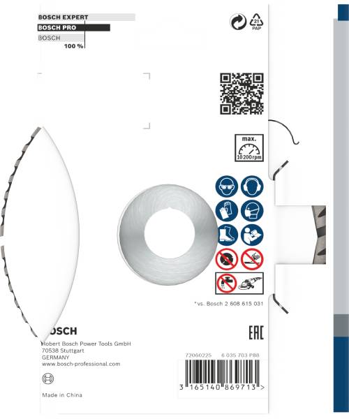 BOSCH dijamantna rezna ploča PRO Multi Material 150×2,4 mm