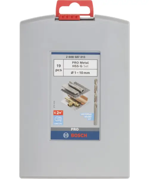 BOSCH PRO 19-dijelni set svrdla za metal HSS-G