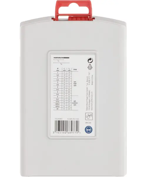 BOSCH PRO 19-dijelni set svrdla za metal HSS-G