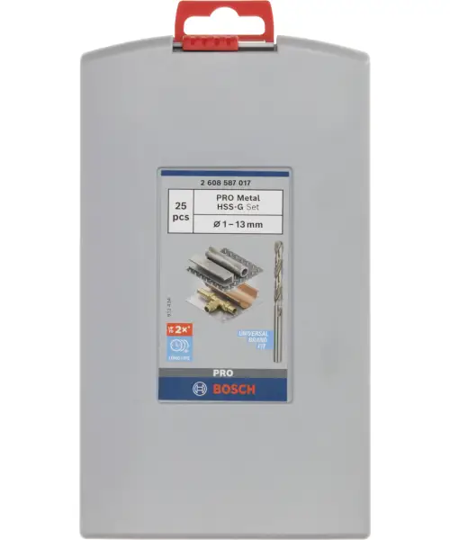 BOSCH PRO 25-dijelni set svrdla za metal HSS-G