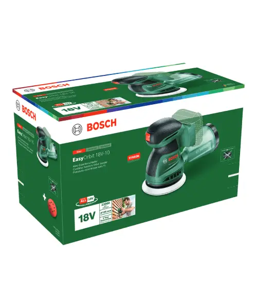 BOSCH aku ekscentarska brusilica EasyOrbit 18V-10