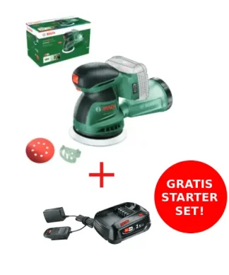 BOSCH aku ekscentarska brusilica UniversalOrbit 18V-20 + gratis starter set