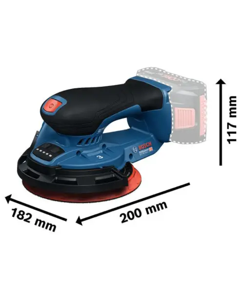 BOSCH aku ekscentrična brusilica GEX 18V-150-3