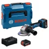BOSCH aku kutna brusilica GWS 18V-11 S 125mm 2xAku 18V 5,0Ah + L-BOXX