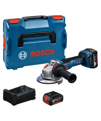 BOSCH aku kutna brusilica GWS 18V-11 S 125mm 2xAku 18V 5,0Ah + L-BOXX