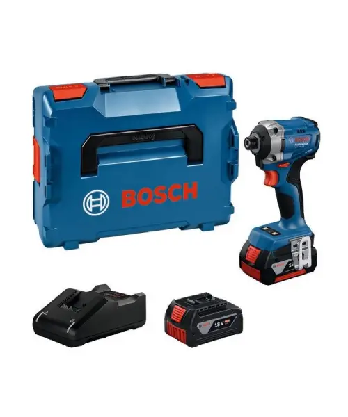 BOSCH aku udarni stezač GDR 18V-215 + L-BOXX 2xAku 18V 5,0Ah + L-BOXX