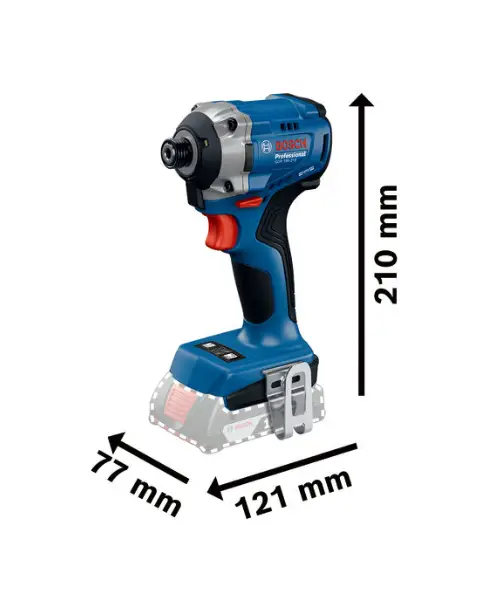 BOSCH aku udarni stezač GDR 18V-215 + L-BOXX