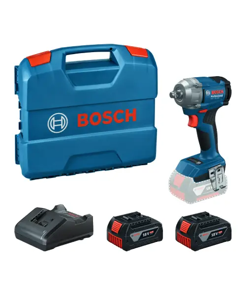 BOSCH aku udarni stezač GDS 18V-350 2xAku 18V 4,0Ah + kovčeg