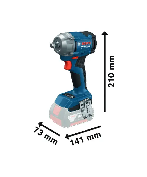 BOSCH aku udarni stezač GDS 18V-350 + kovčeg