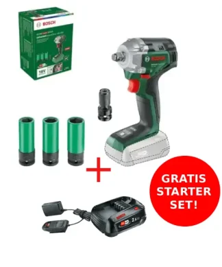 BOSCH aku udarni stezač UniversalImpactDrive 18V-350 + gratis starter set (2)