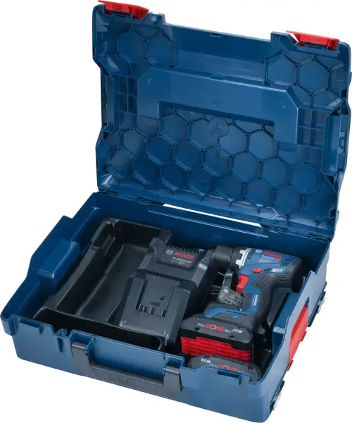 BOSCH aku bušilica-izvijač GSR 18V-65 2xAku ProCORE 18V 4,0Ah + L-BOXX