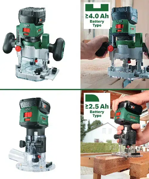 BOSCH aku glodalica rubova AdvancedTrimRouter 18V-8 + postolja + kovčeg