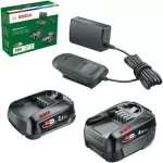 BOSCH aku set PBA 1x18V 2,0Ah + 1x18V 4,0Ah + AL 18V-20