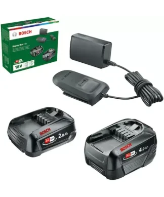 BOSCH aku set PBA 1x18V 2,5Ah + 1x18V 4Ah + AL 18V-20