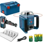 BOSCH građevinski laser GRL 400 H s punjivim baterijama VARTA + L-BOXX