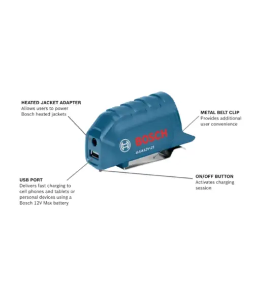 BOSCH adapter za usb punjenje GAA 12V-21