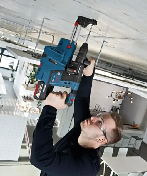 BOSCH aku bušaći čekić GBH 18V-26 F + GDE 18V-16 + L-BOXX