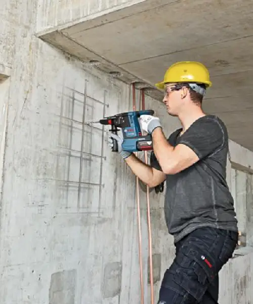 BOSCH aku bušaći čekić GBH 18V-26 F + GDE 18V-16 + L-BOXX