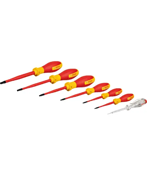 BOSCH 7-dijelni set izvijača TX VDE