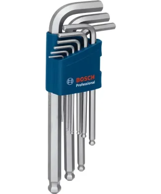 BOSCH 9-dijelni set imbus ključeva na plastičnom stalku 1,5-10