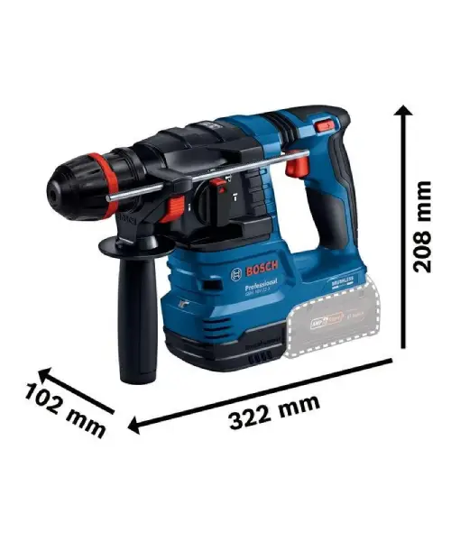 BOSCH aku bušaći čekić GBH 18V-22 X ONE CHUCK