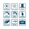 BOSCH aku polirka GPX 12V-125