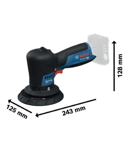 BOSCH aku polirka GPX 12V-125