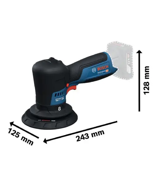 BOSCH aku polirka GPX 12V-125