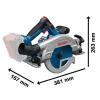 BOSCH aku ručna kružna pila GKS 18V-57-2 GX