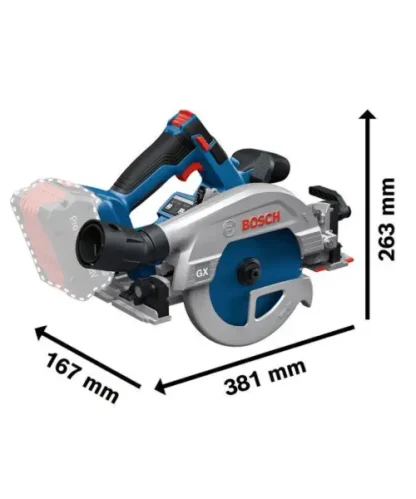 BOSCH aku ručna kružna pila GKS 18V-57-2 GX