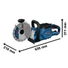 BOSCH aku ručna pila GCS 18V-230